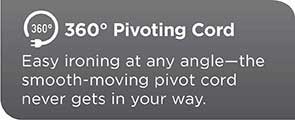 360 degree pivoting cord ir08x